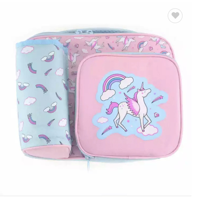 İçecek Şişesi Çocuk Kız Unicorn Yalıtımlı Öğle Yemeği Çantaları Sıcak Soğuk Tutmak İçin
