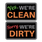 Eco Freiendly Tersinir Temiz ve Kirli Bulaşık Makinesi Mıknatıs İşareti