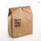 Gıda Pikniği için OEM İzoleli Kraft Kahverengi Kağıt Öğle Yemeği Çantası Termal Soğutucu Çantalar