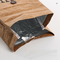 Gıda Pikniği için OEM İzoleli Kraft Kahverengi Kağıt Öğle Yemeği Çantası Termal Soğutucu Çantalar