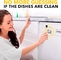Mıknatıs Bulaşık Makinesi Temiz Kirli İşaret Göstergesi 2 * 2 İnç Anneye Hediyeler