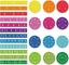 Manyetik Çini Daire Kesirler Seti 156 Parça 12 Renk Kodlama Sayma Ve Matematik Oyuncakları