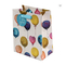 Özelleştirilmiş 25x15x35cm Saplı Kağıt Alışveriş Çantası Renkli Balon Desenleri
